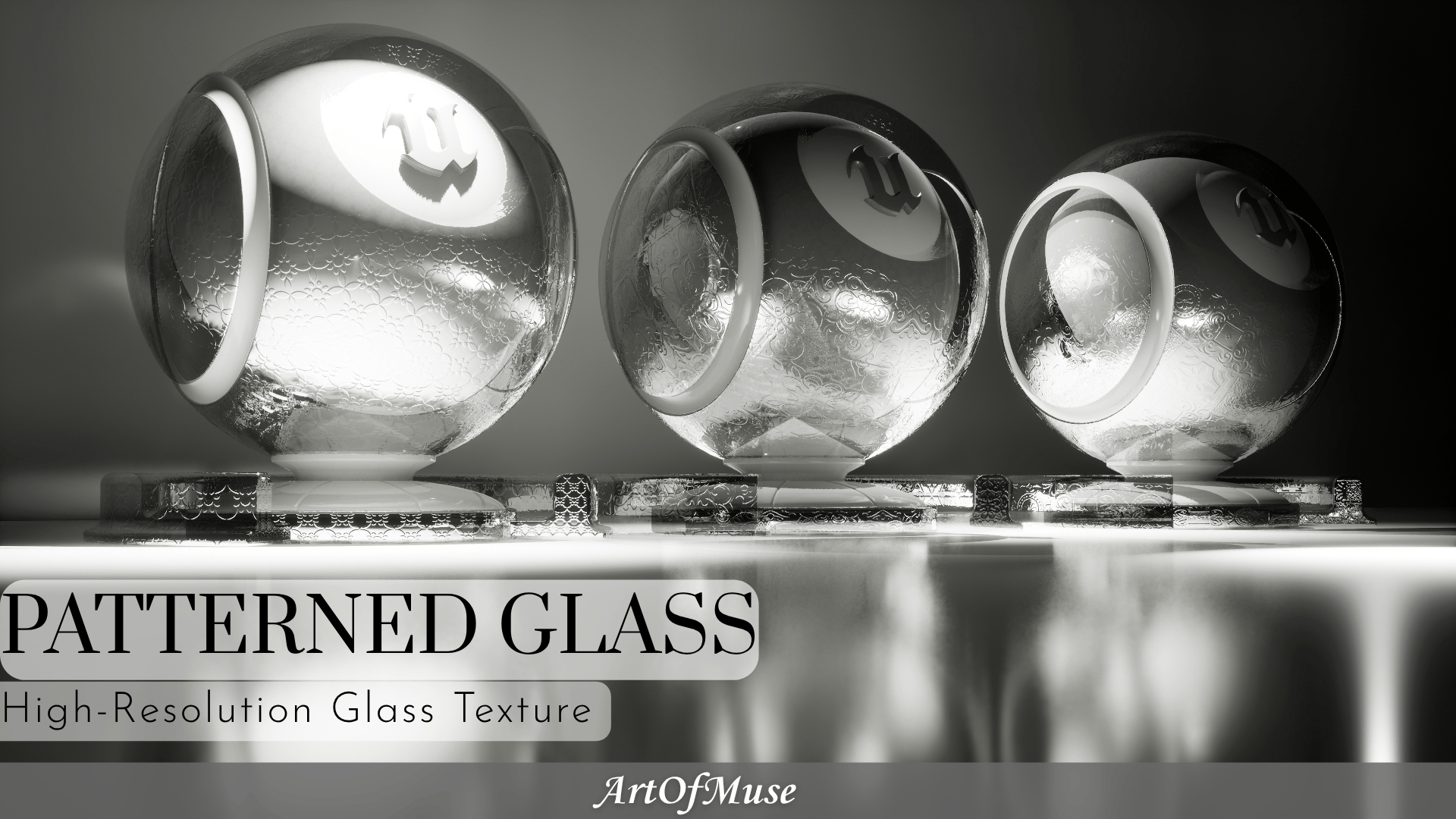 Window Glass 4k Realistic Patterned Glass Material - 4K Texture | Fab
