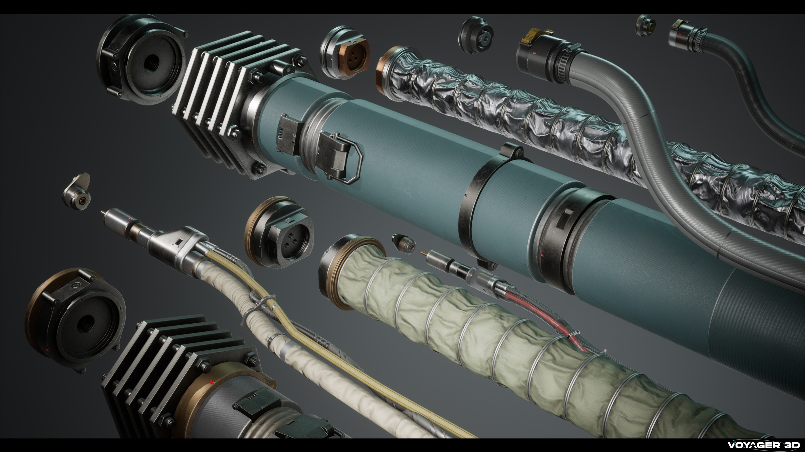 Media 1 for listing Sci-Fi Spline Cable Kit Vol.01