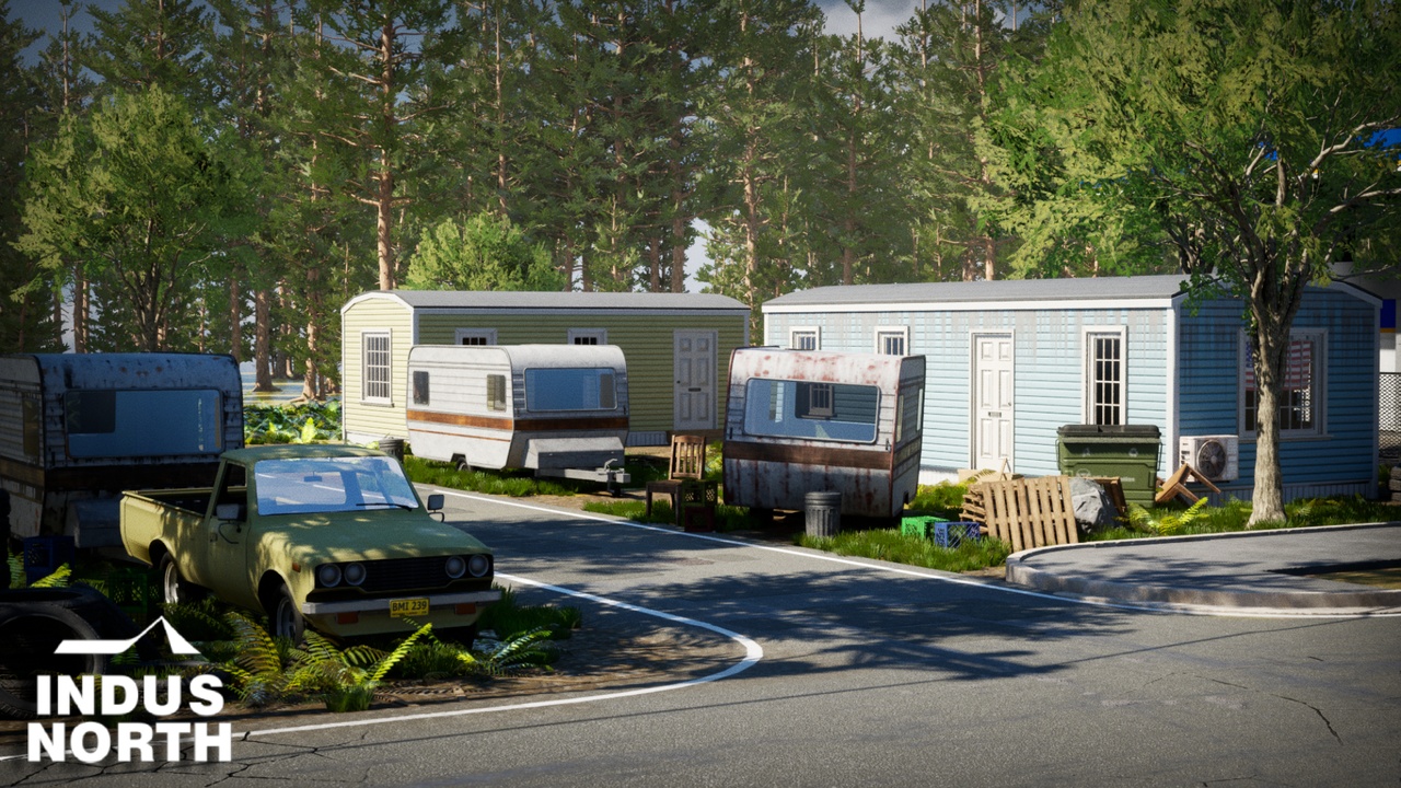 Media 1 for listing Woodland District - American Diner, Gas Station & Suburbia Town Pack