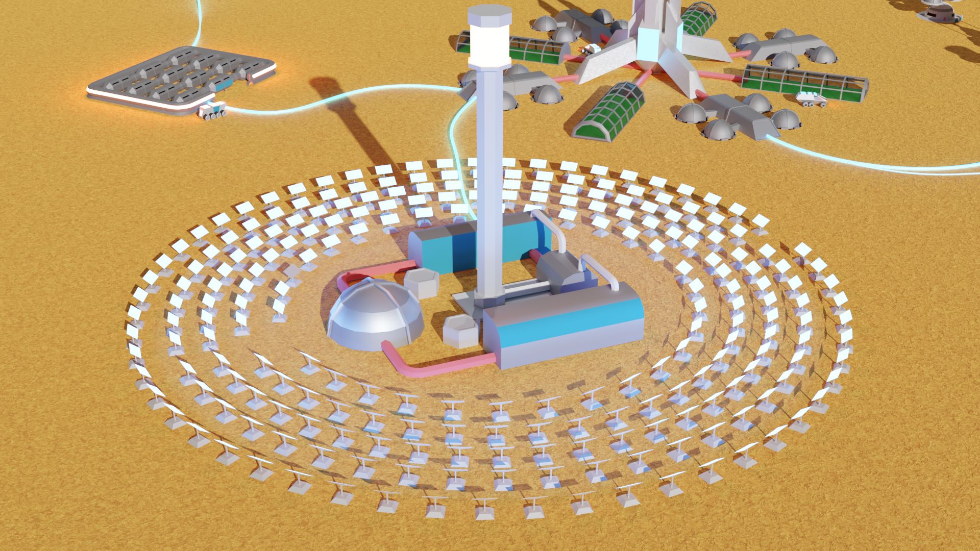 The mars base project pack low-poly 3D model Low-poly | Fab