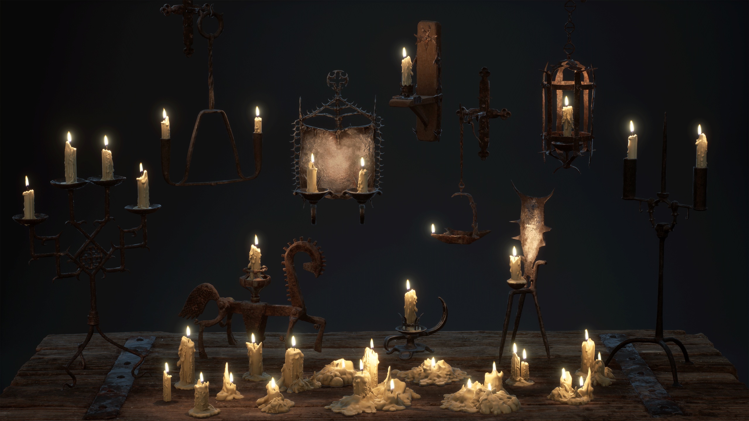 Media 1 for listing Dynamic Candle Lighting System Vol1 - UE5