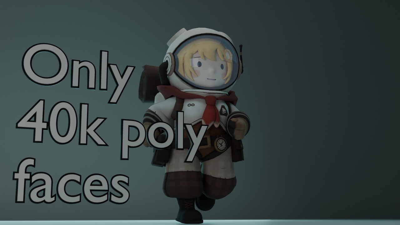 Media 1 for listing Stylized Space Girl