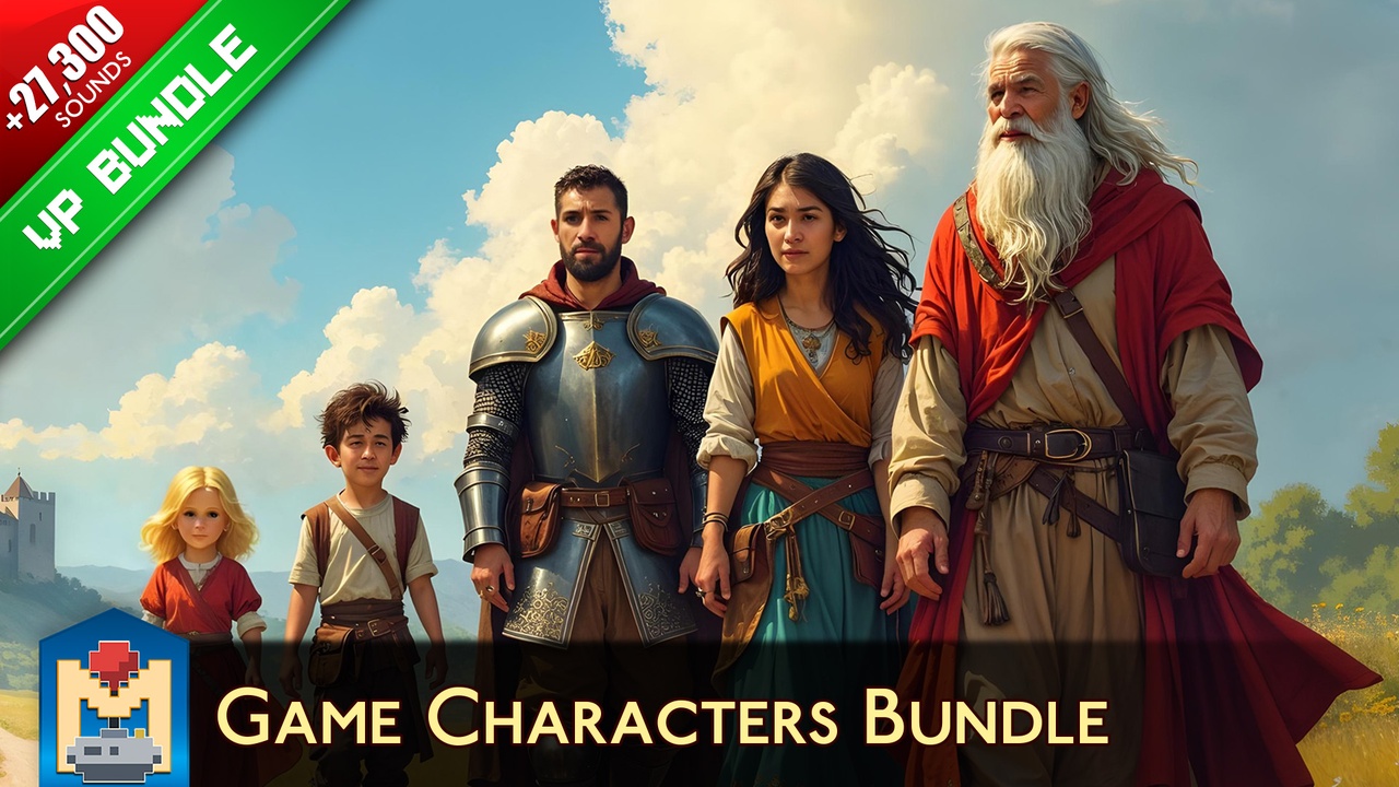 Media 1 for listing Game Characters Bundle