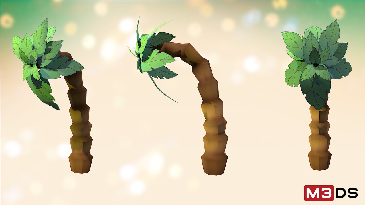 Media 1 for listing Stylized Tropical Foliage Pack