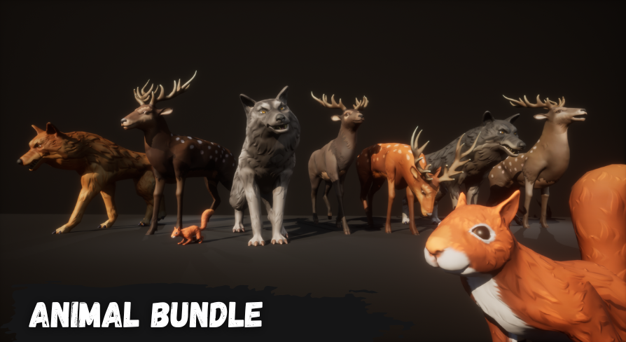 Ultimate Animal Bundle (Animal, Animals, Deer, Wolf, Squirrel, Animal ...