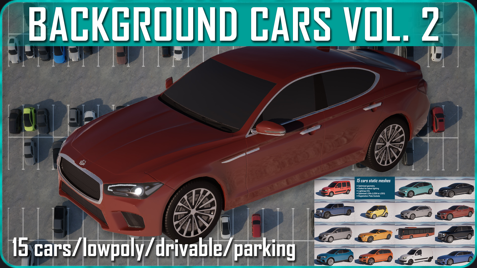 Background Cars Vol. 2 | Fab