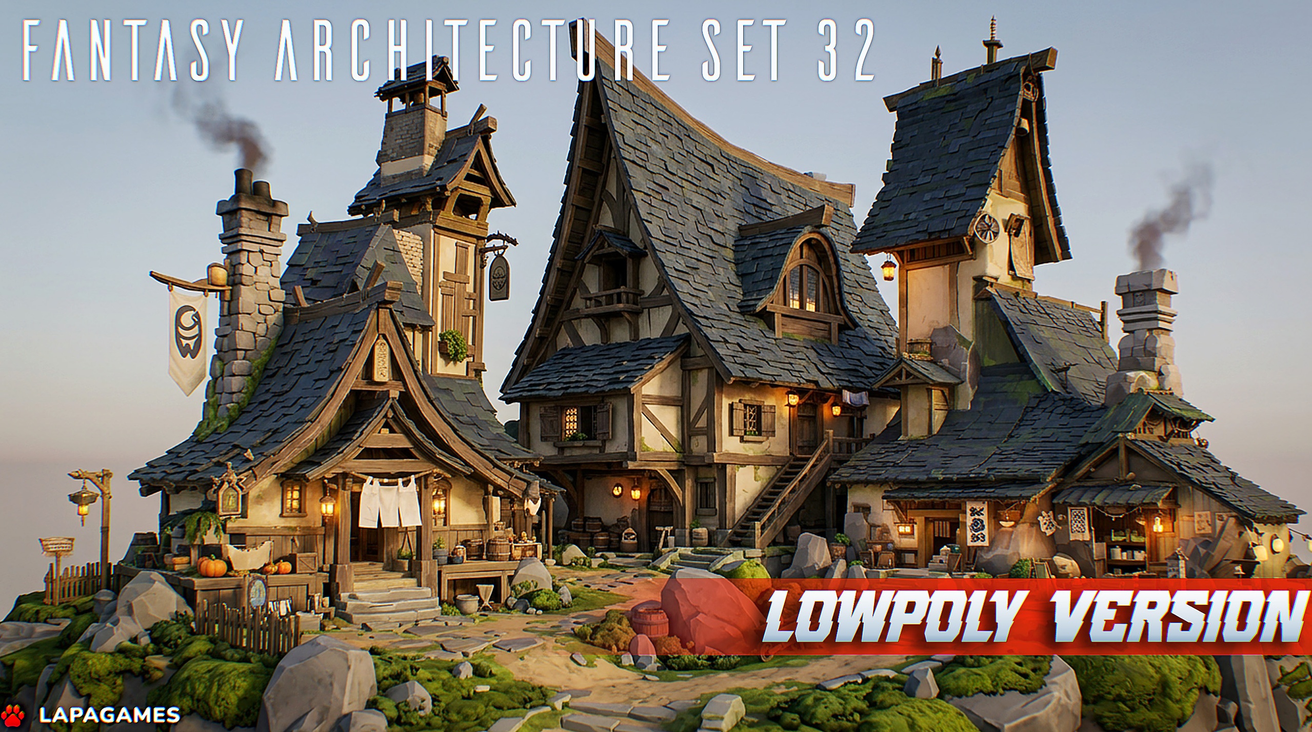 Media 1 for listing free Fantasy Architecture Set 32