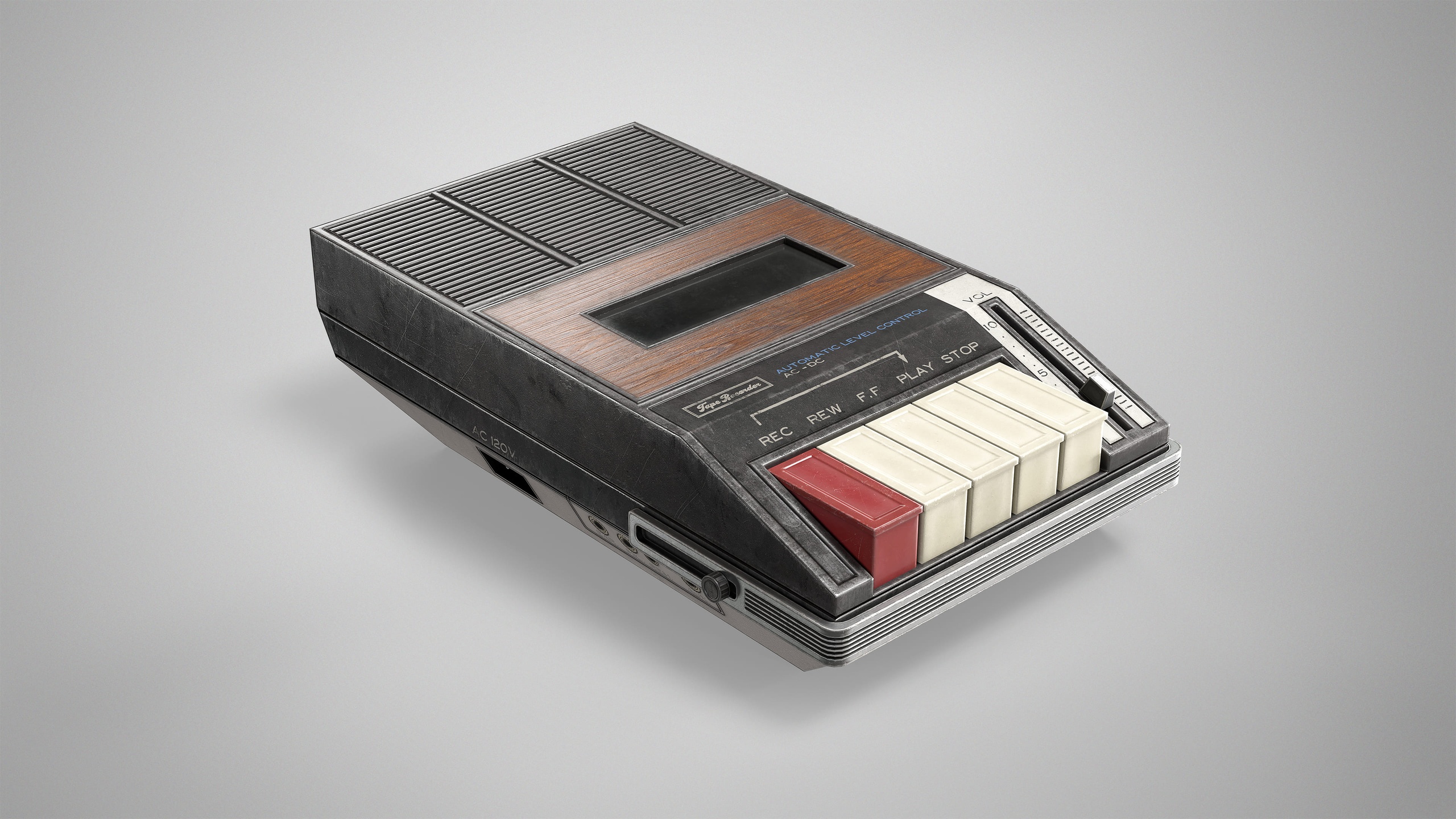 Media 1 for listing Retro Tape Recorder - Vintage Cassette Player AAA Gameready