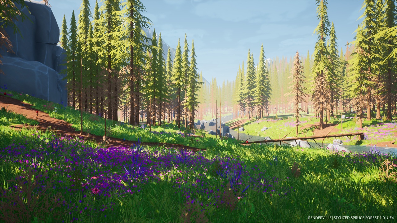 出品Stylized Spruce Forestのメディア1