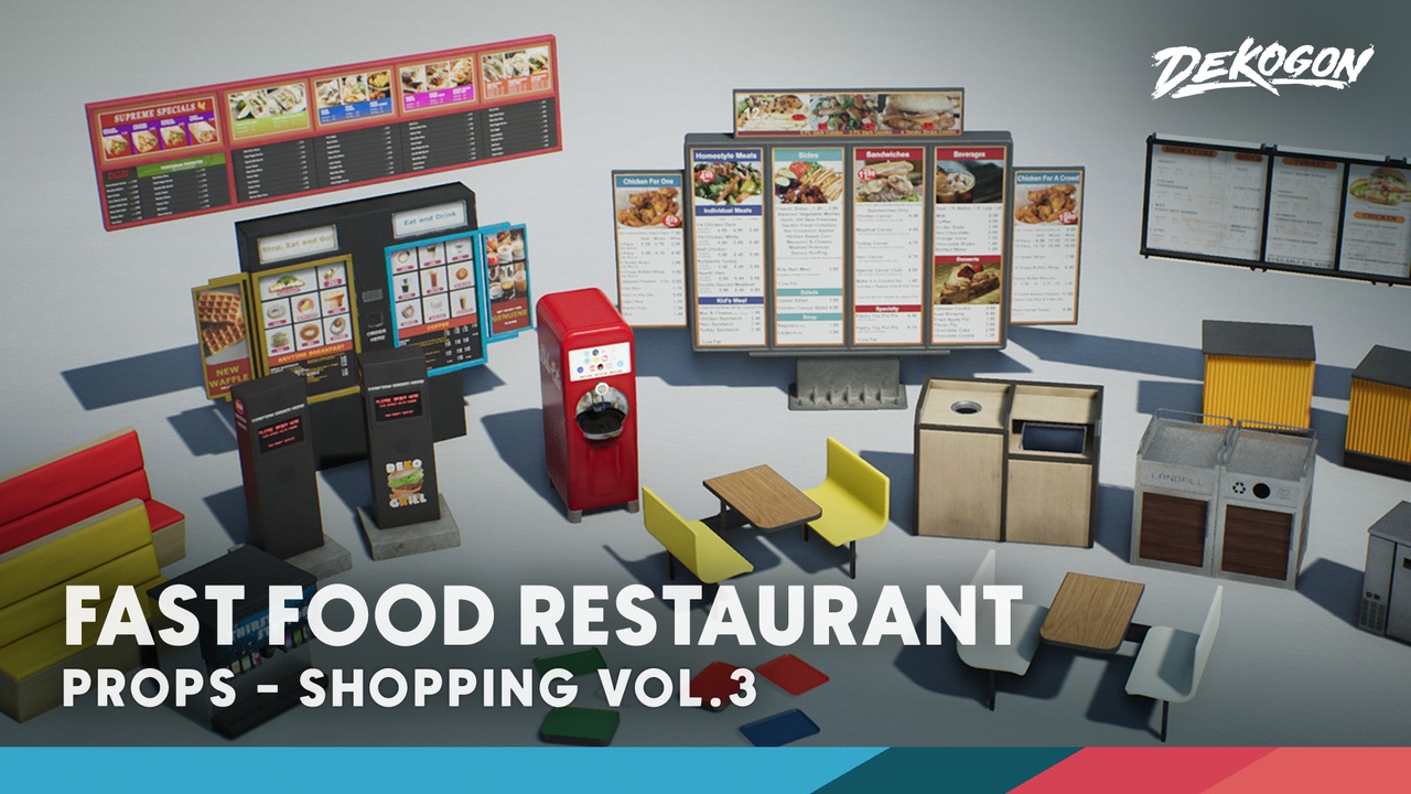Media 1 for listing Shopping and Market VOL 3 - Fastfood