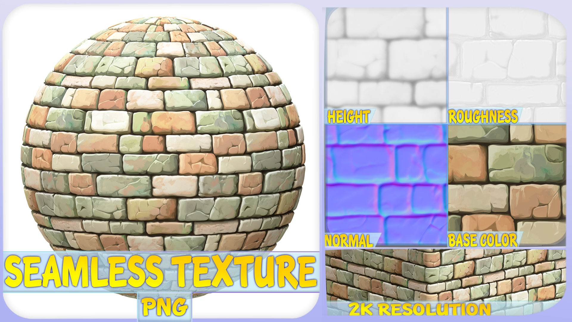 Stylized Wall Seamless Texture | Fab