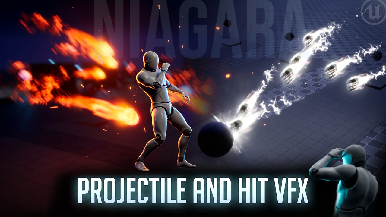 Media 1 for listing Projectile and hit effects Pack Niagara (Pro VFX) (with BP)