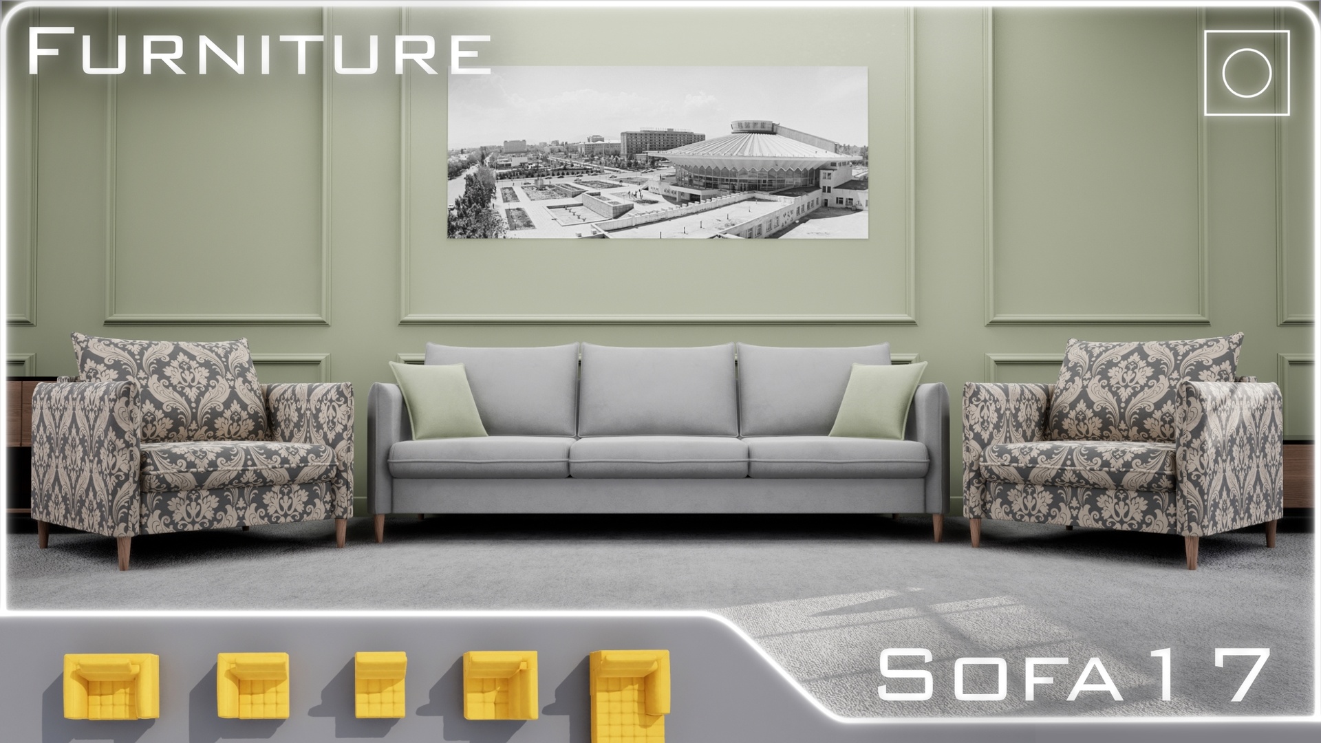 Media 1 for listing Furniture Sofa 17