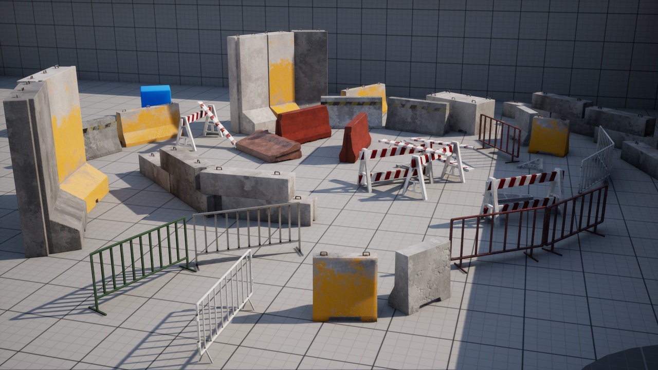 Media 1 for listing Urban Street Blockade Kit - Barriers