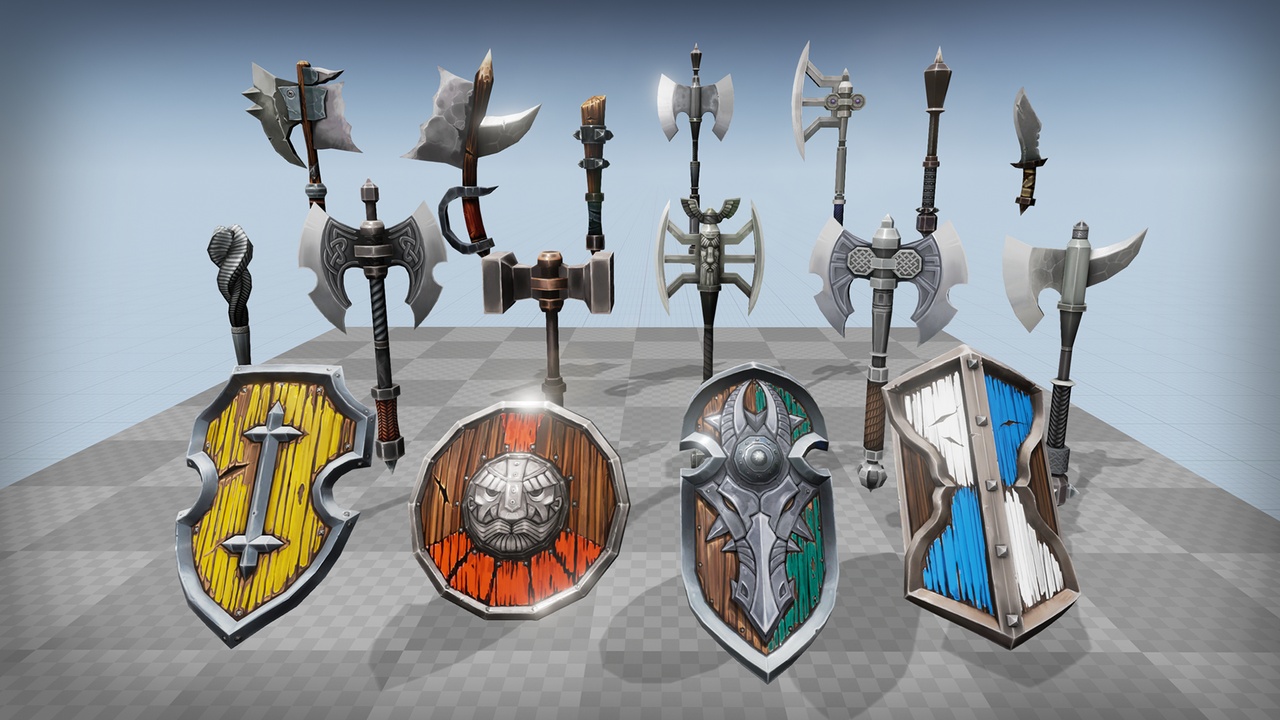 Media 1 for listing Fantasy Weapon Pack