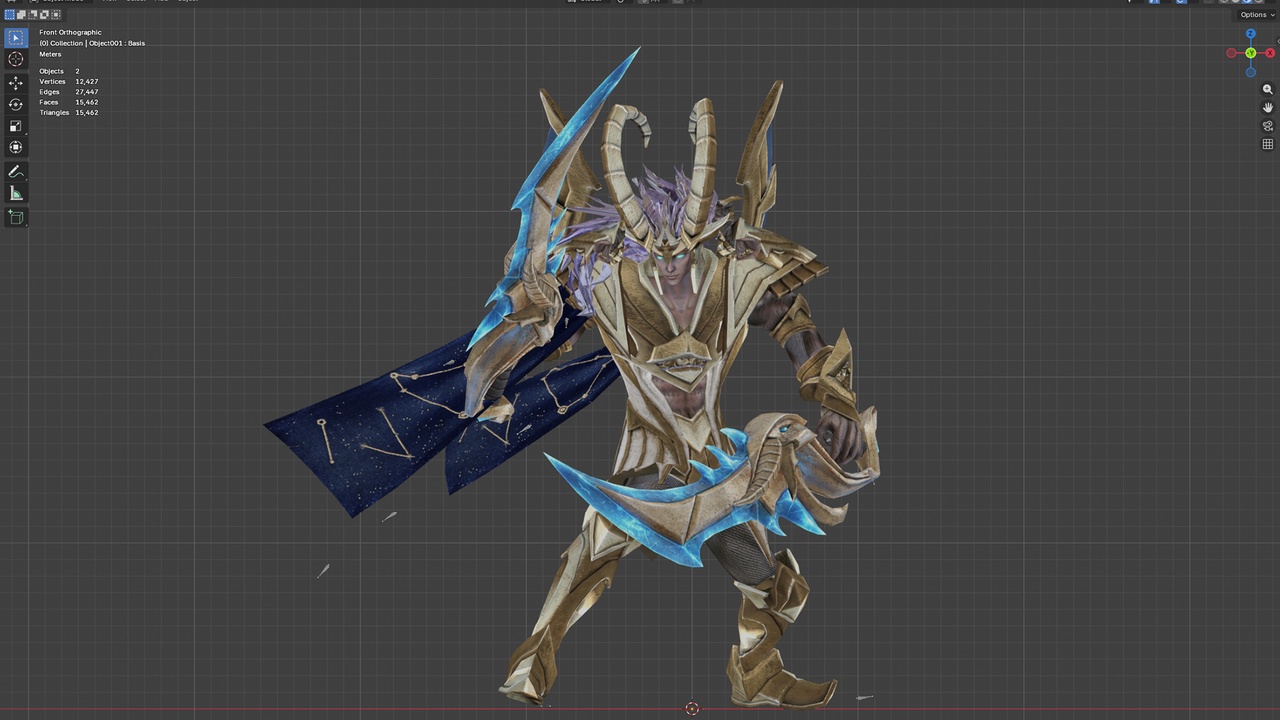 Media 1 for listing Vaelith Celestial Sentinel Rigged And Animated