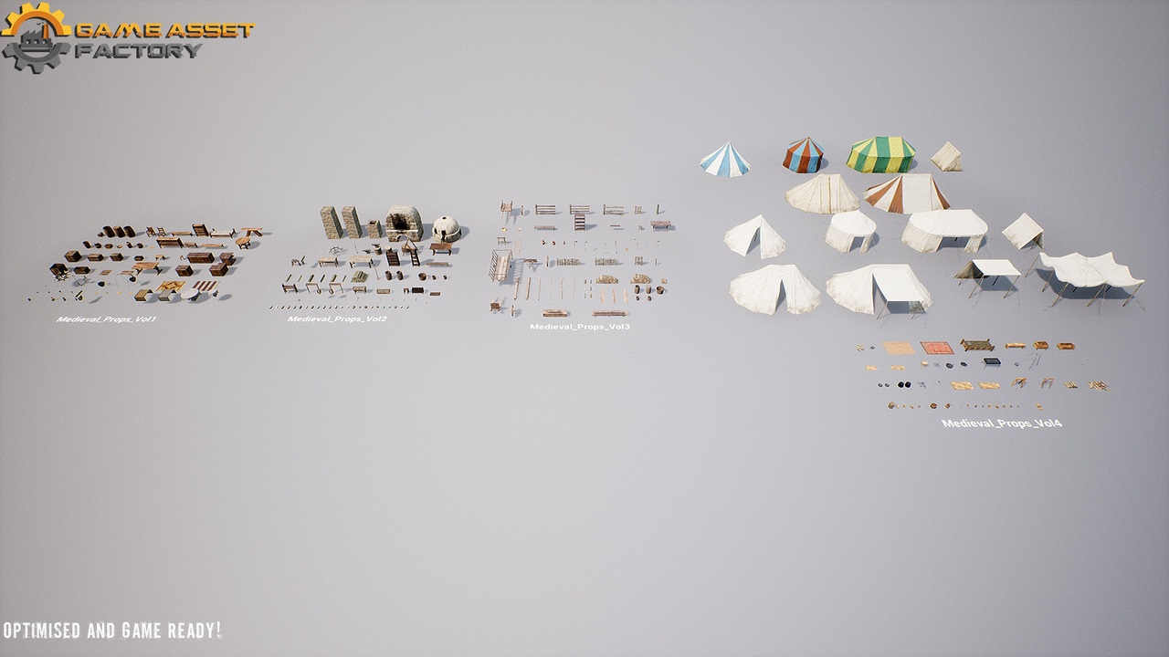 Media 1 for listing Medieval Props Pack