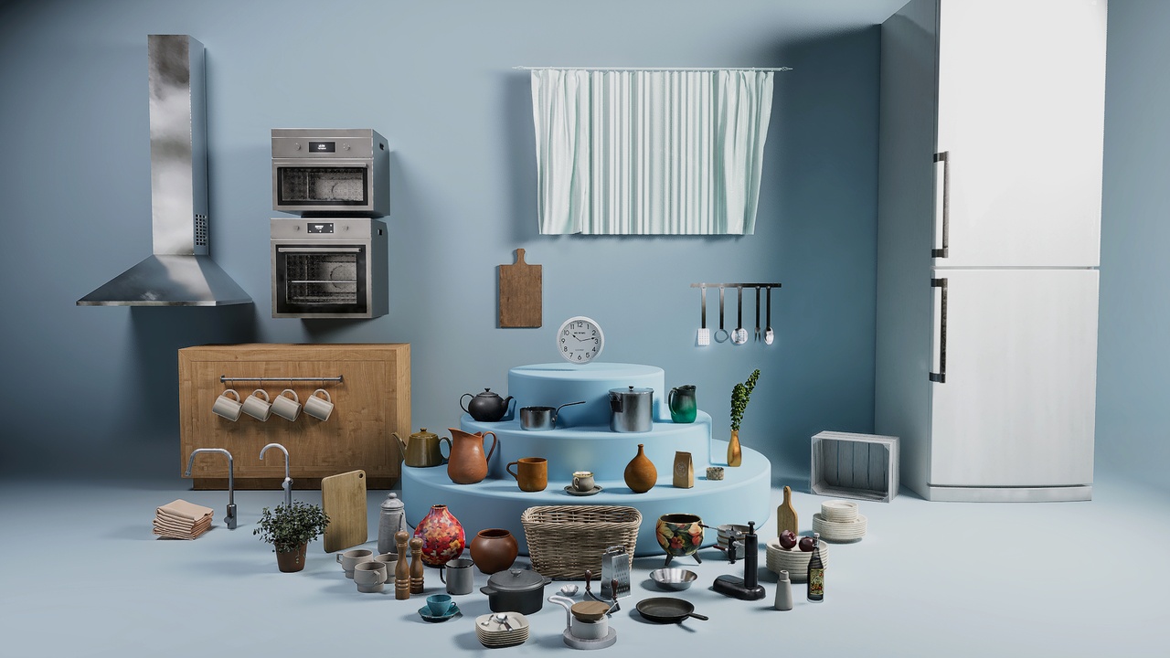 Media 1 for listing Kitchen Pack - Props and Appliances