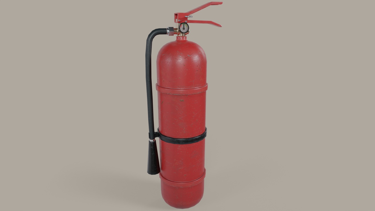 Media 1 for listing Fire Extinguisher - Game-Ready PBR 3D Model