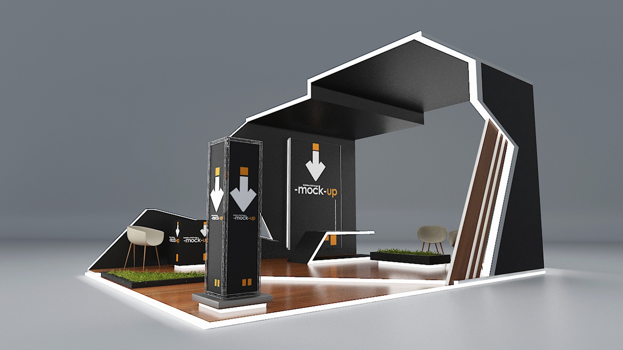 Media 1 for listing Modern Exhibition Stand Trade Show Booth