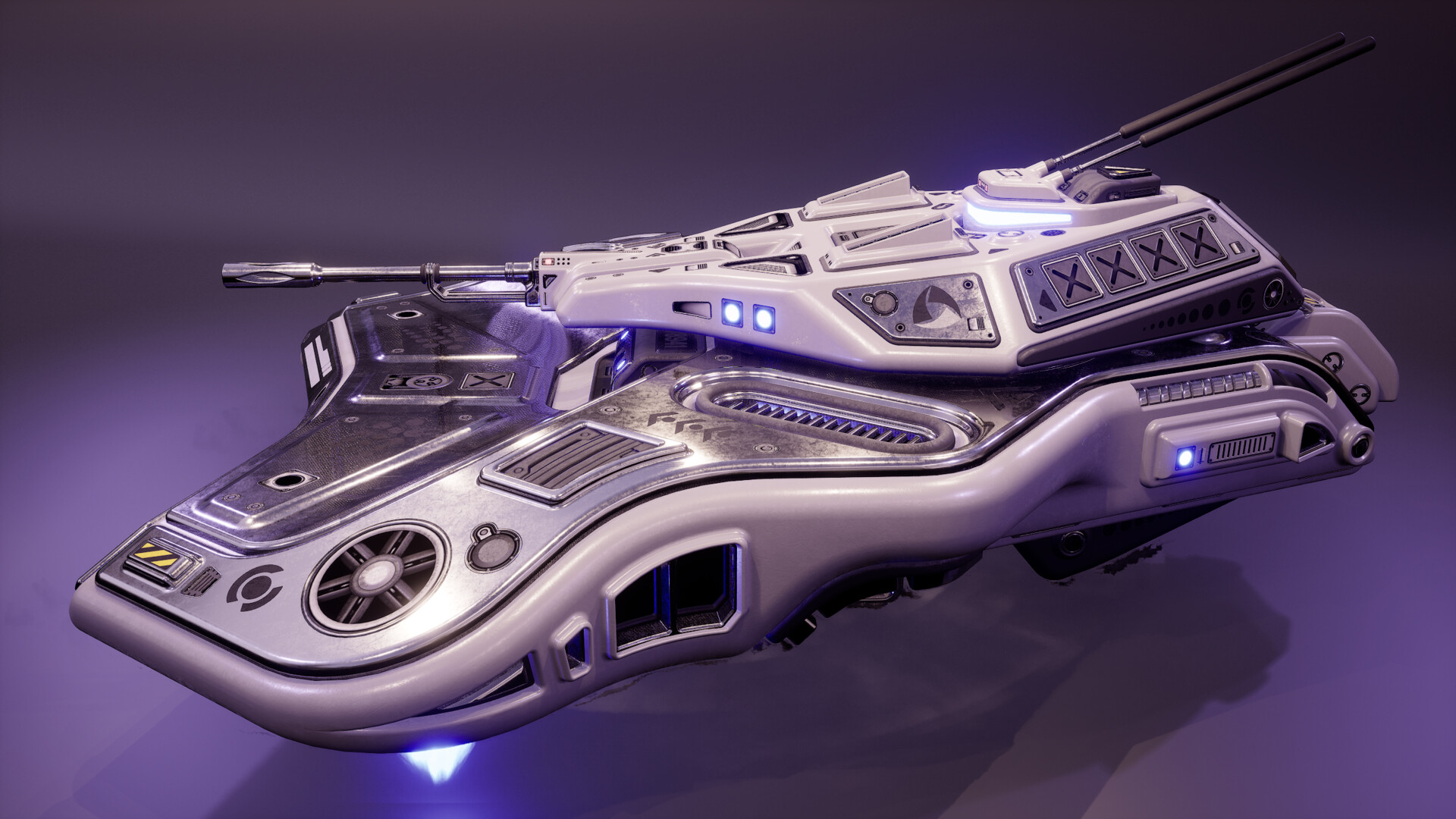 SciFi Modular Hover Tank | Fab