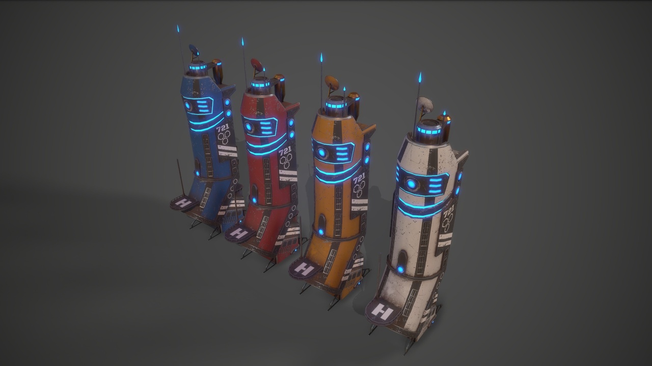 Media 1 for listing Sci-Fi Building 01