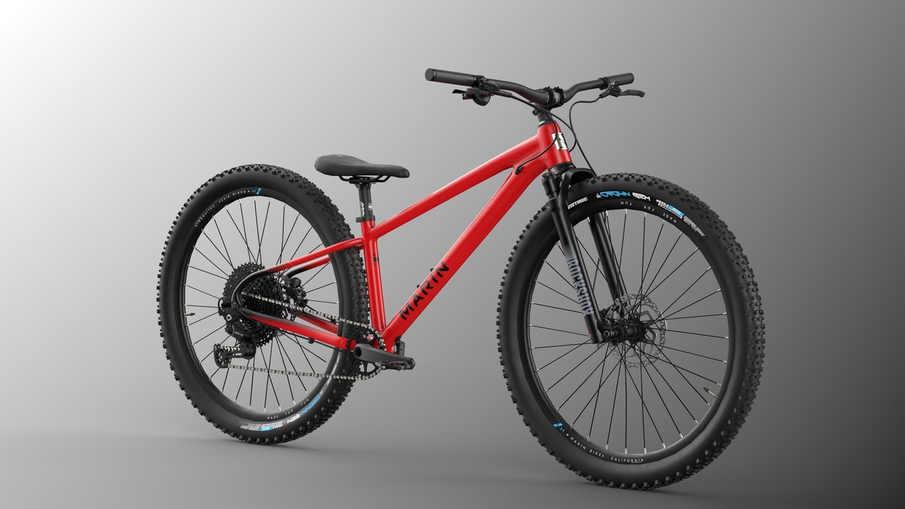 MTB hardtail in red black - Main Image