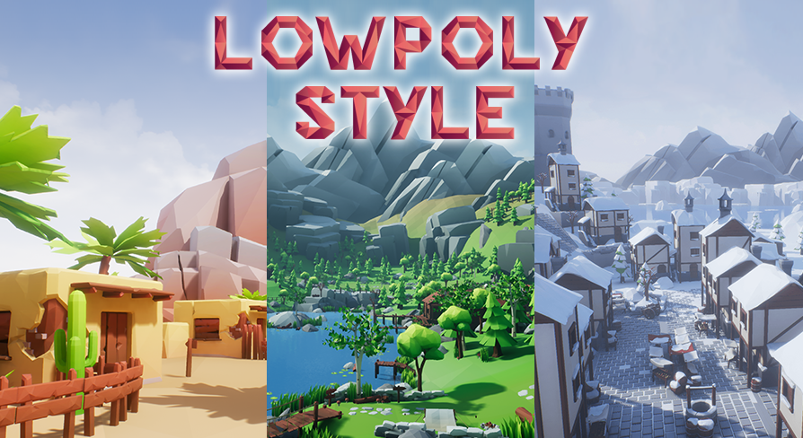 Lowpoly Style Mega Pack | Fab