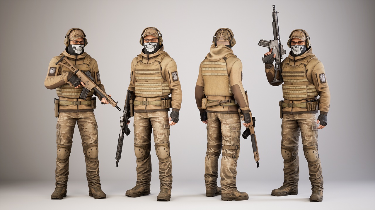 Media 1 for listing Casual Military Soldier 04