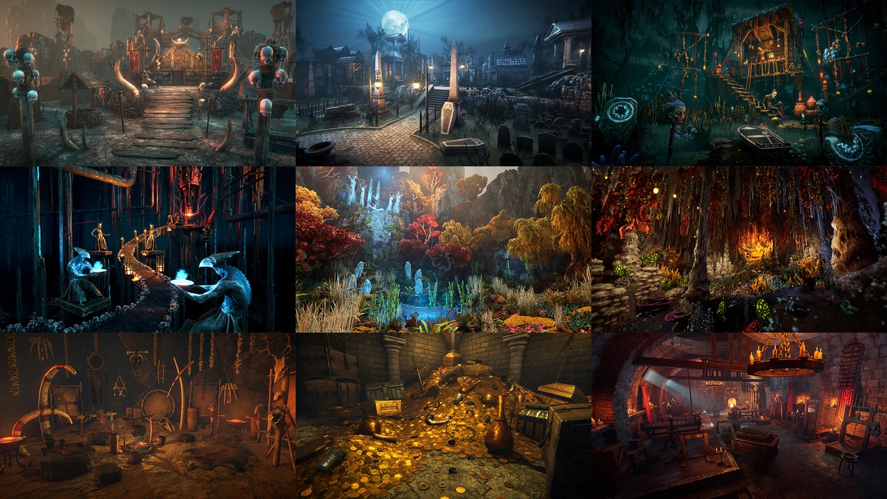 Media 1 for listing Fantasy places bundle