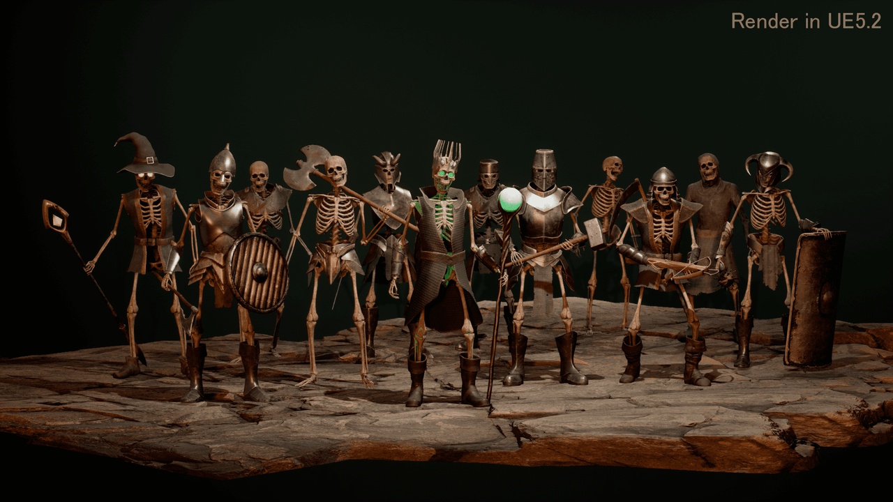 Media 1 for listing Skeleton army modular pack