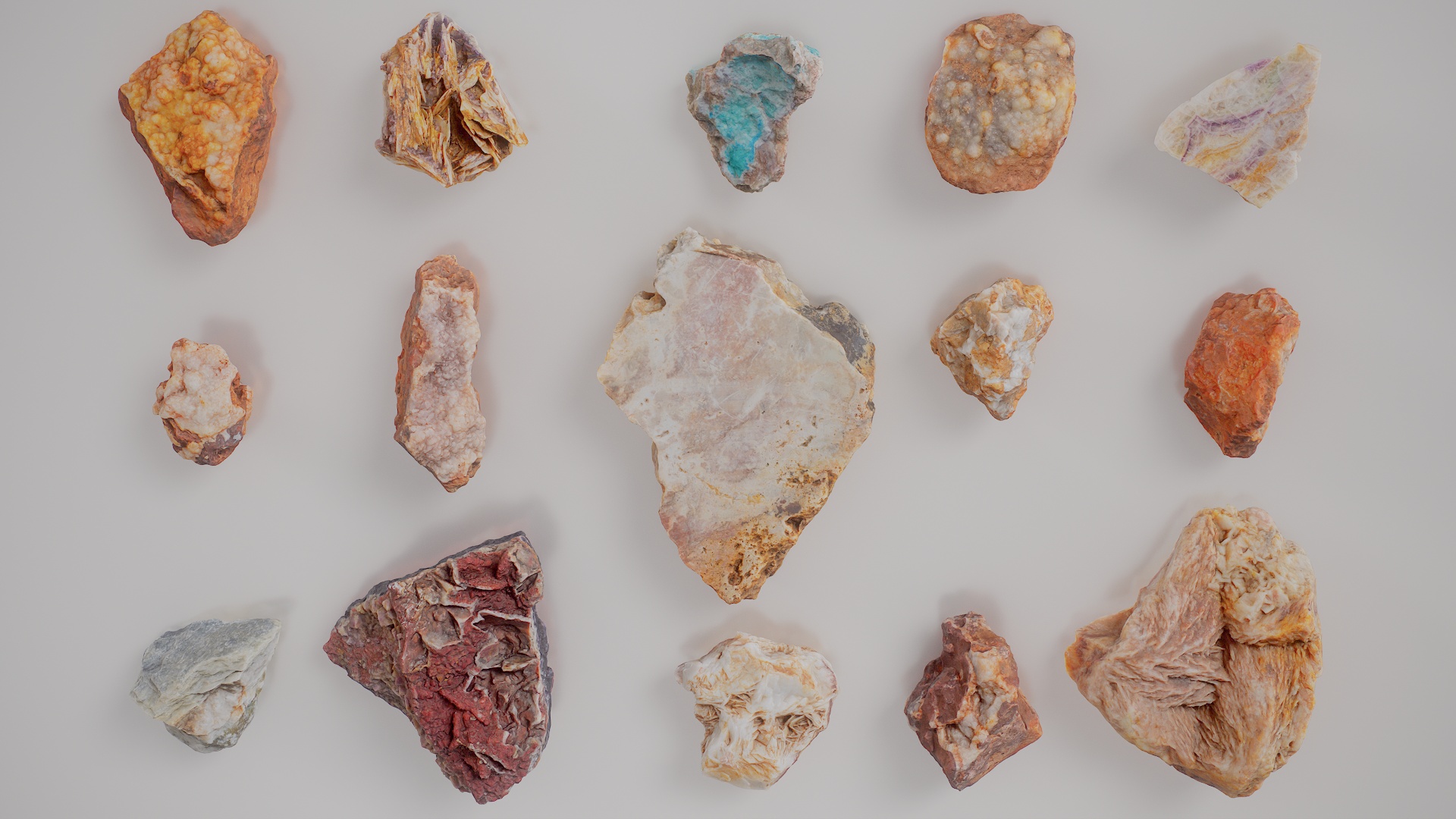 15 3D Scanned Rocks Collection 3 | Fab