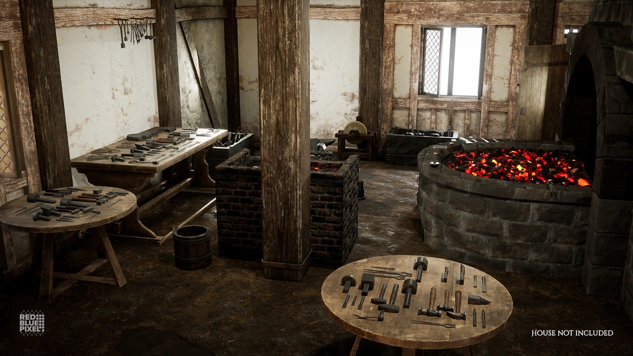 Media 1 for listing Medieval Blacksmith's Toolset