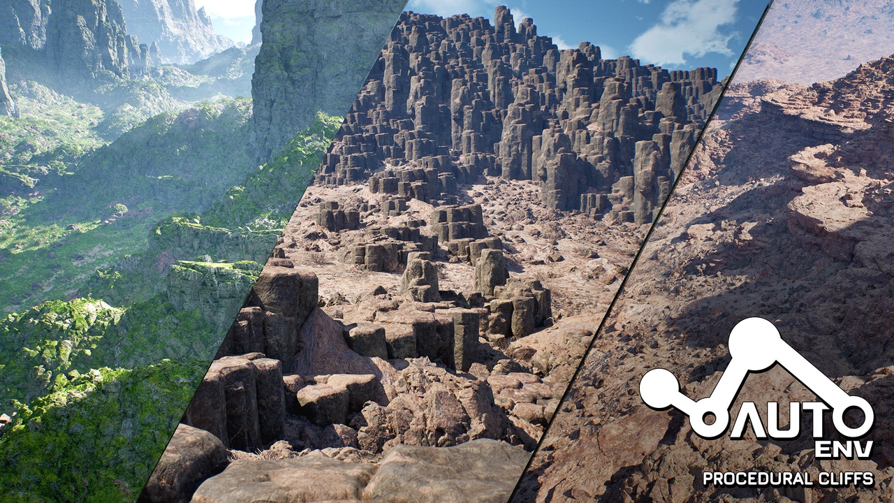 AutoEnv Procedural Rock Cliffs