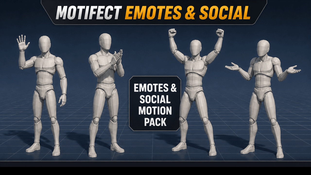 Media 1 for listing Motifect Emotes & Social Motion Pack