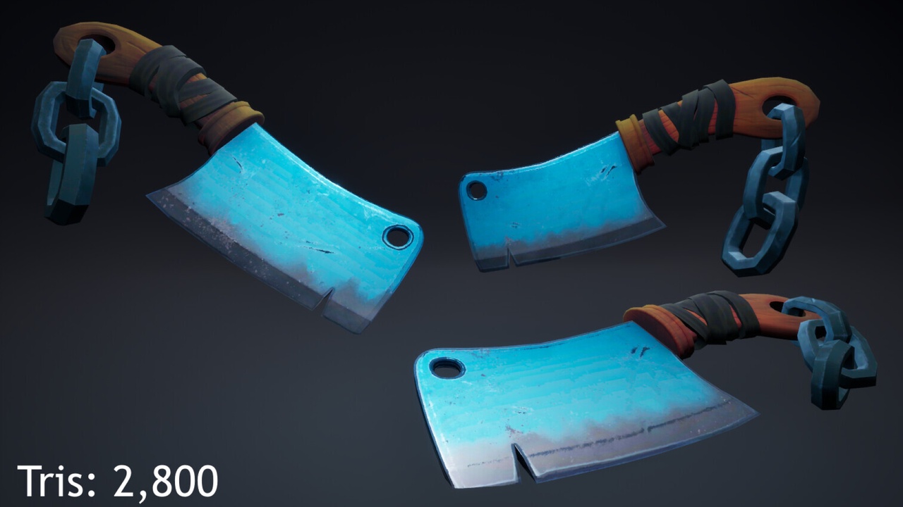Media 1 for listing Stylized Butcher Knife