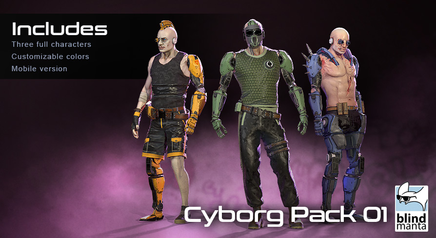 Cyborg Pack 01 | Fab