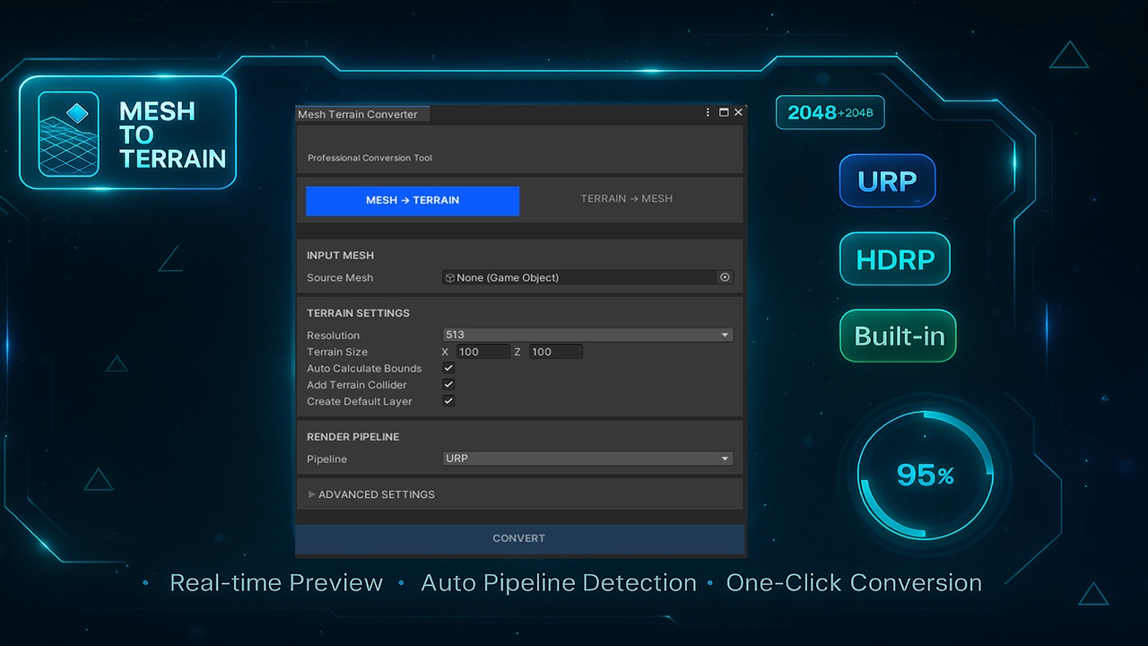 Media 1 for listing Terrain Mesh Converter Pro