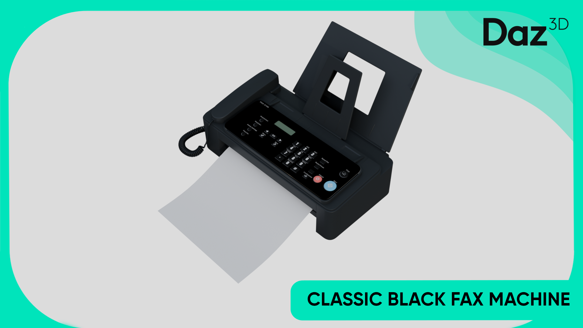 Magic Fax Machine Classic Black Fax Machine | Fab