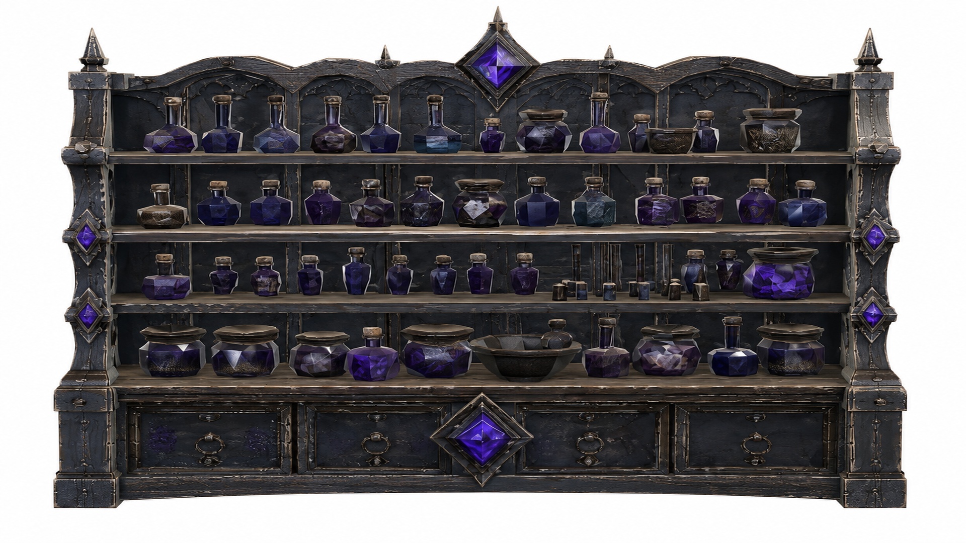 Fantasy Arcane Voidbrew Alchemy Shelf preview