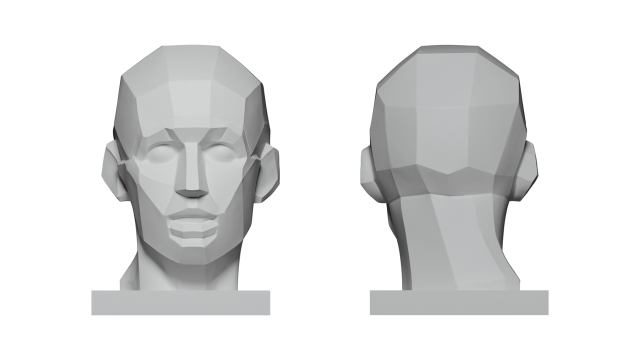 Media 1 for listing Planes of the Head - Houdon Écorché