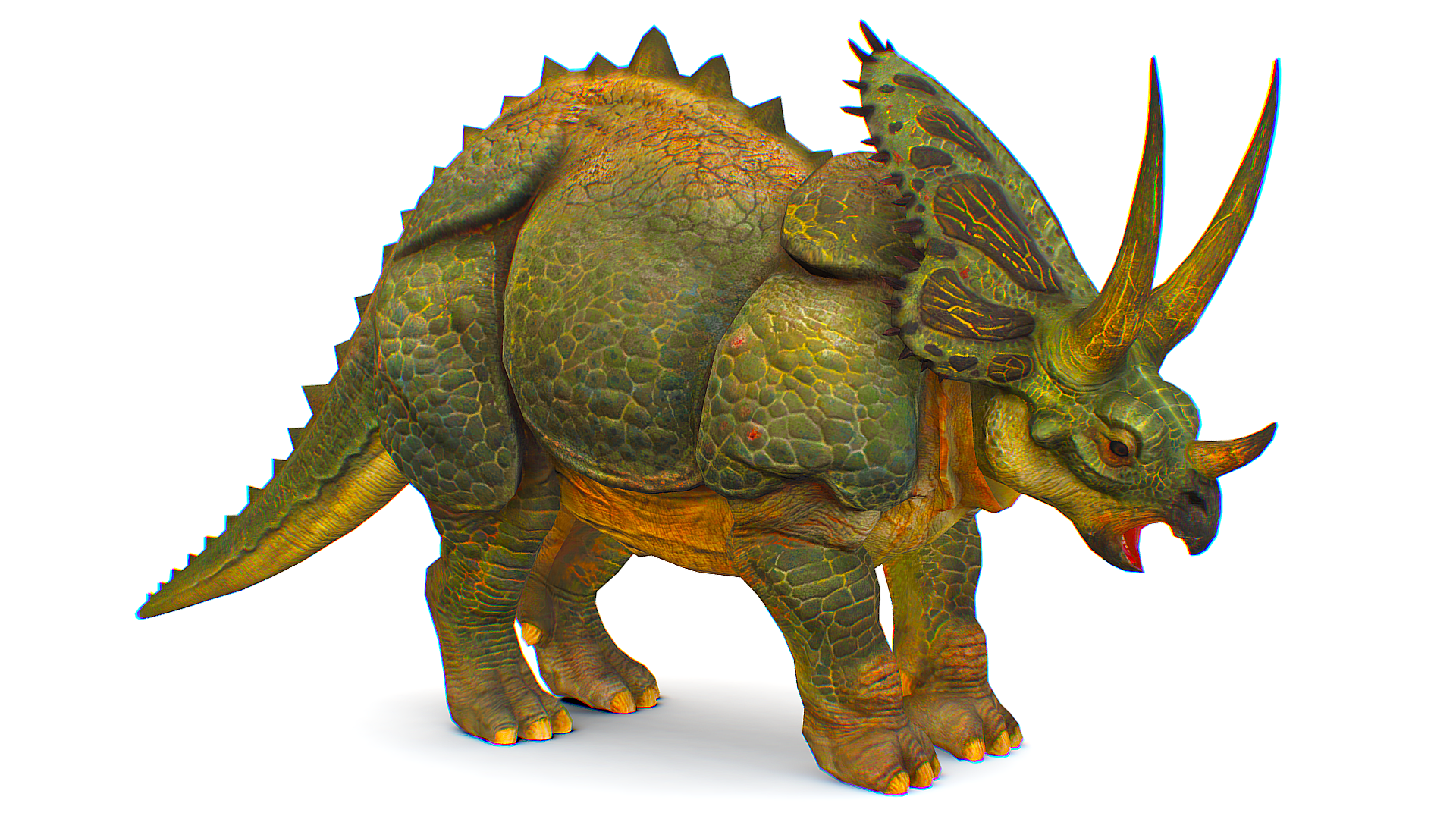 Styracosaurus Dinosaur Triceratops Dino Monster Giant Creature Alien ...
