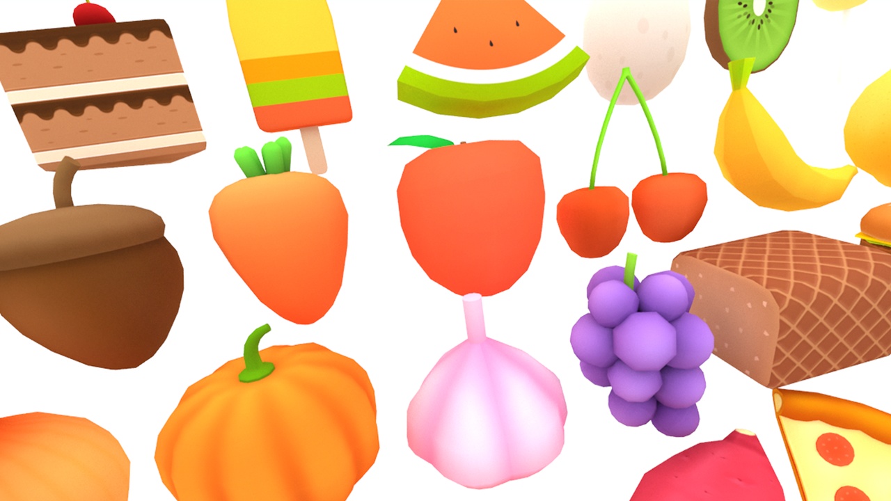 Media 1 for listing 3D Props - Adorable Foods