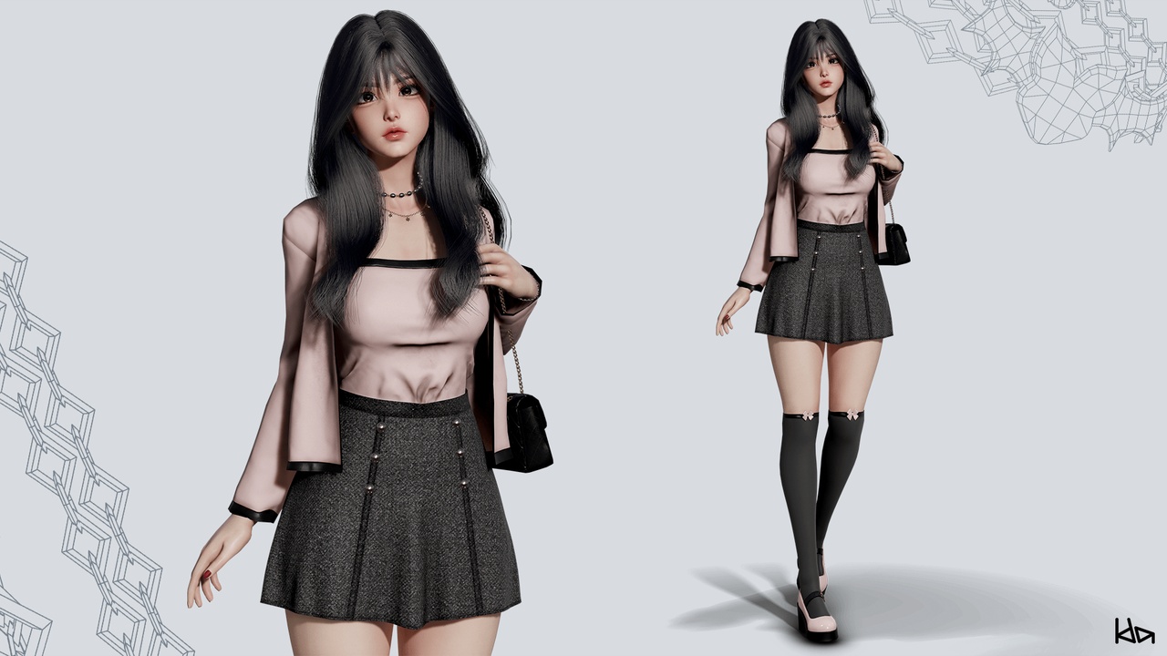 图片[7]-[Unreal Engine] K-POP SERIES – Mina-虚幻资源发布讨论论坛-虚幻引擎-IMAXCG