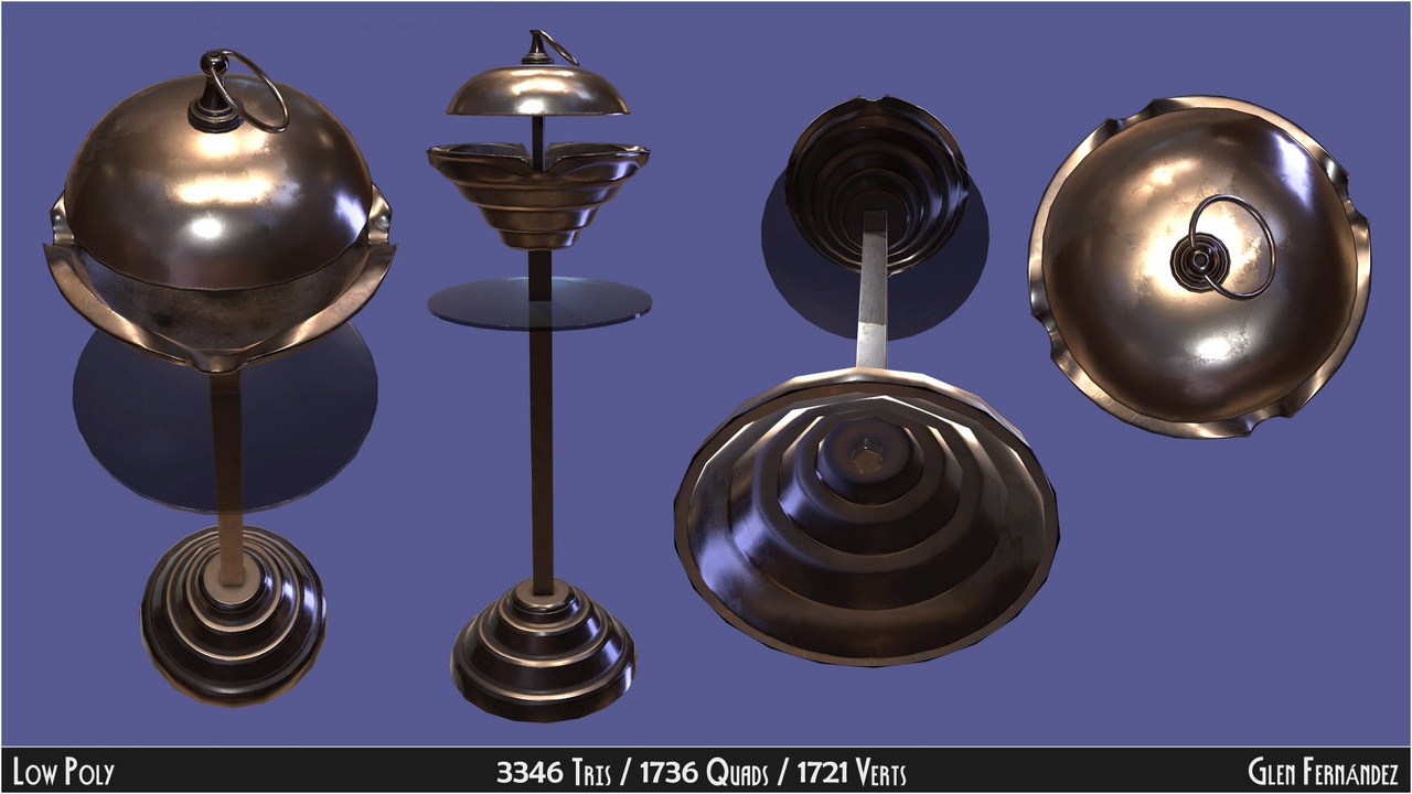 Media 1 for listing Retro futuristic 70s pedestal ashtray