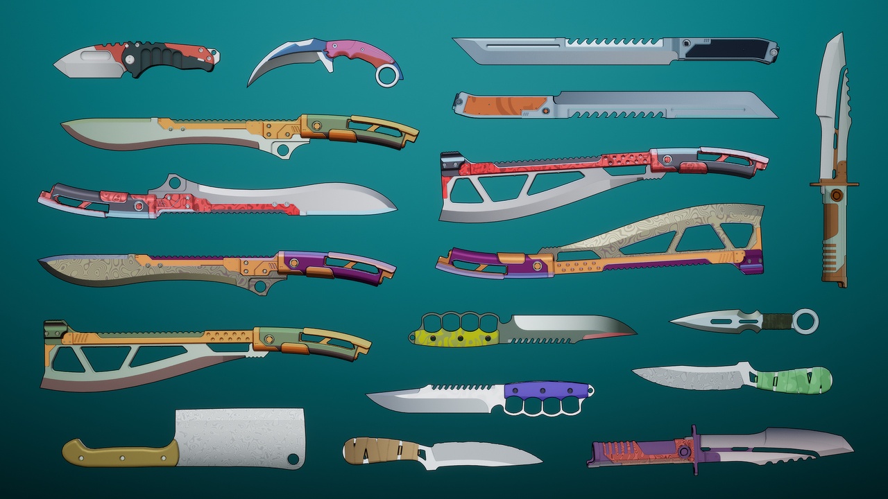 Media 1 for listing Stylized Knives VOL.1