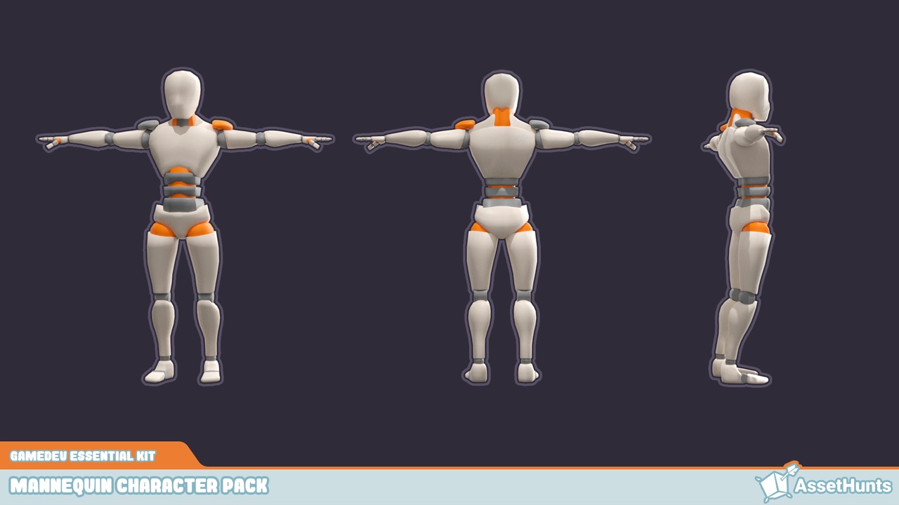 Media 1 for listing GameDev Essential Kit - Mannequin
