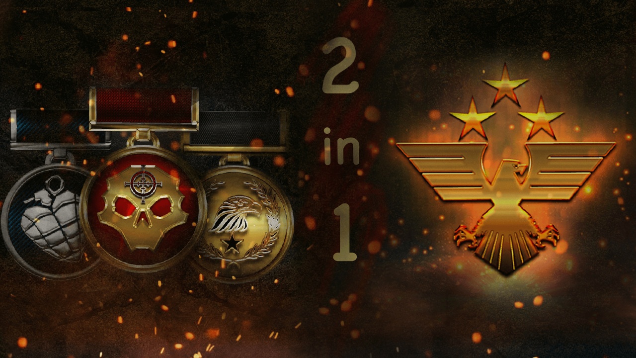 Media 1 for listing 2 in 1 Awards Medals UI FX and 2D Icons - 100 Rank