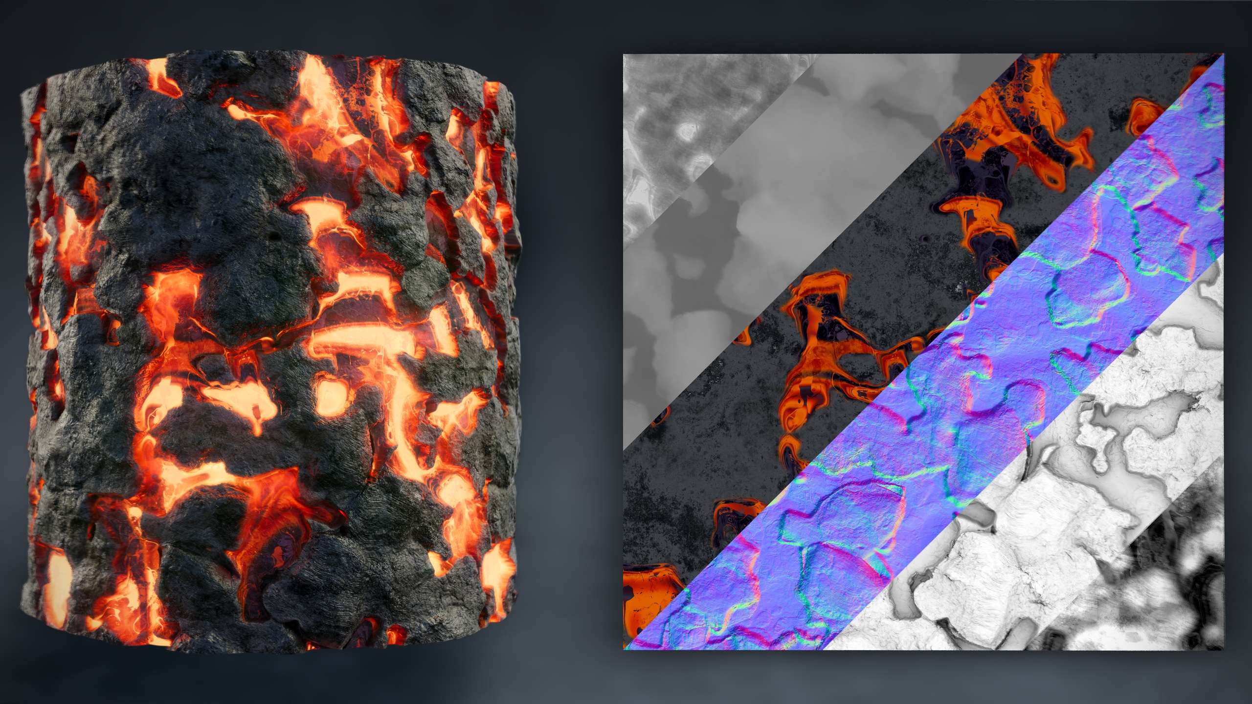 Media 1 for listing Molten Lava Field 01