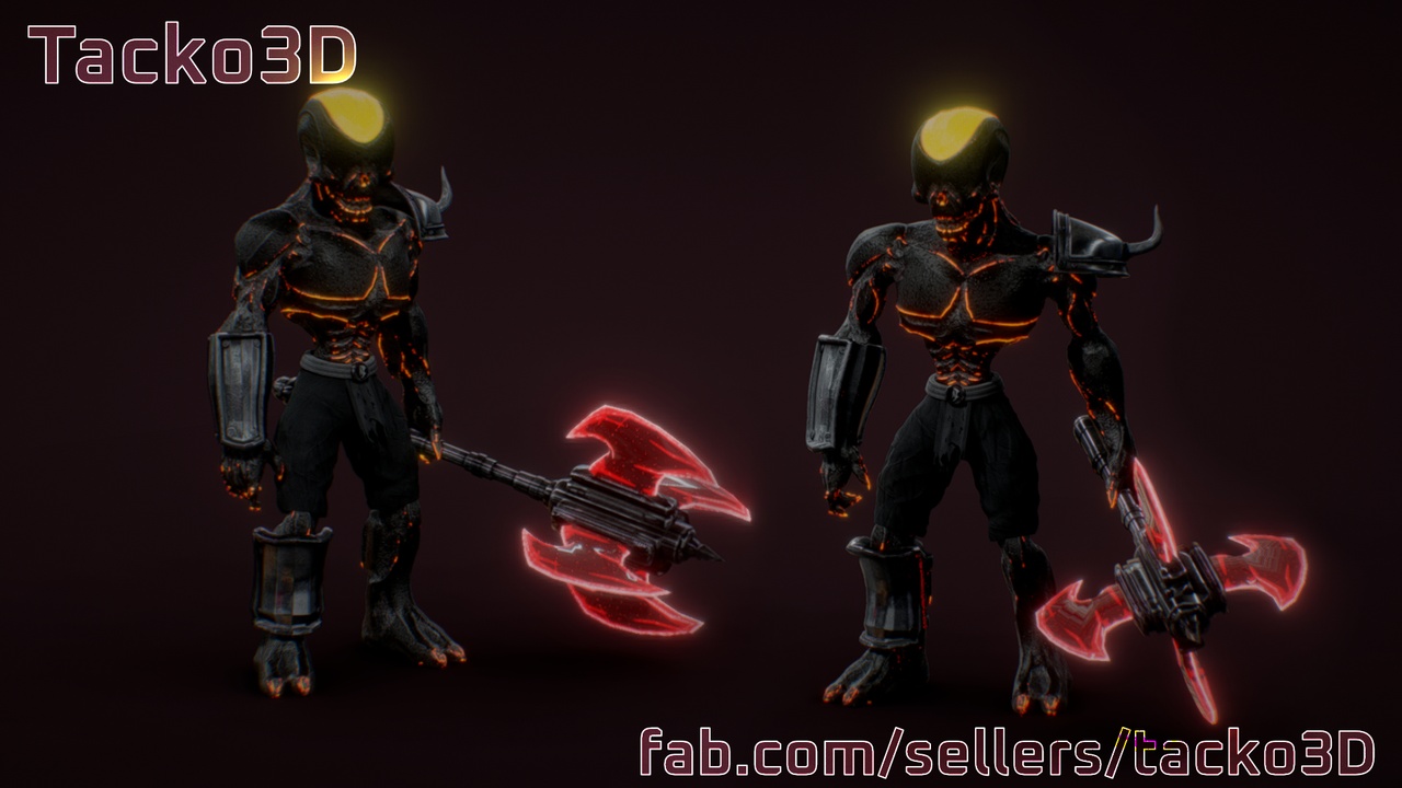 Media 1 for listing Skullker Revenant - Undead Demonic Soldier